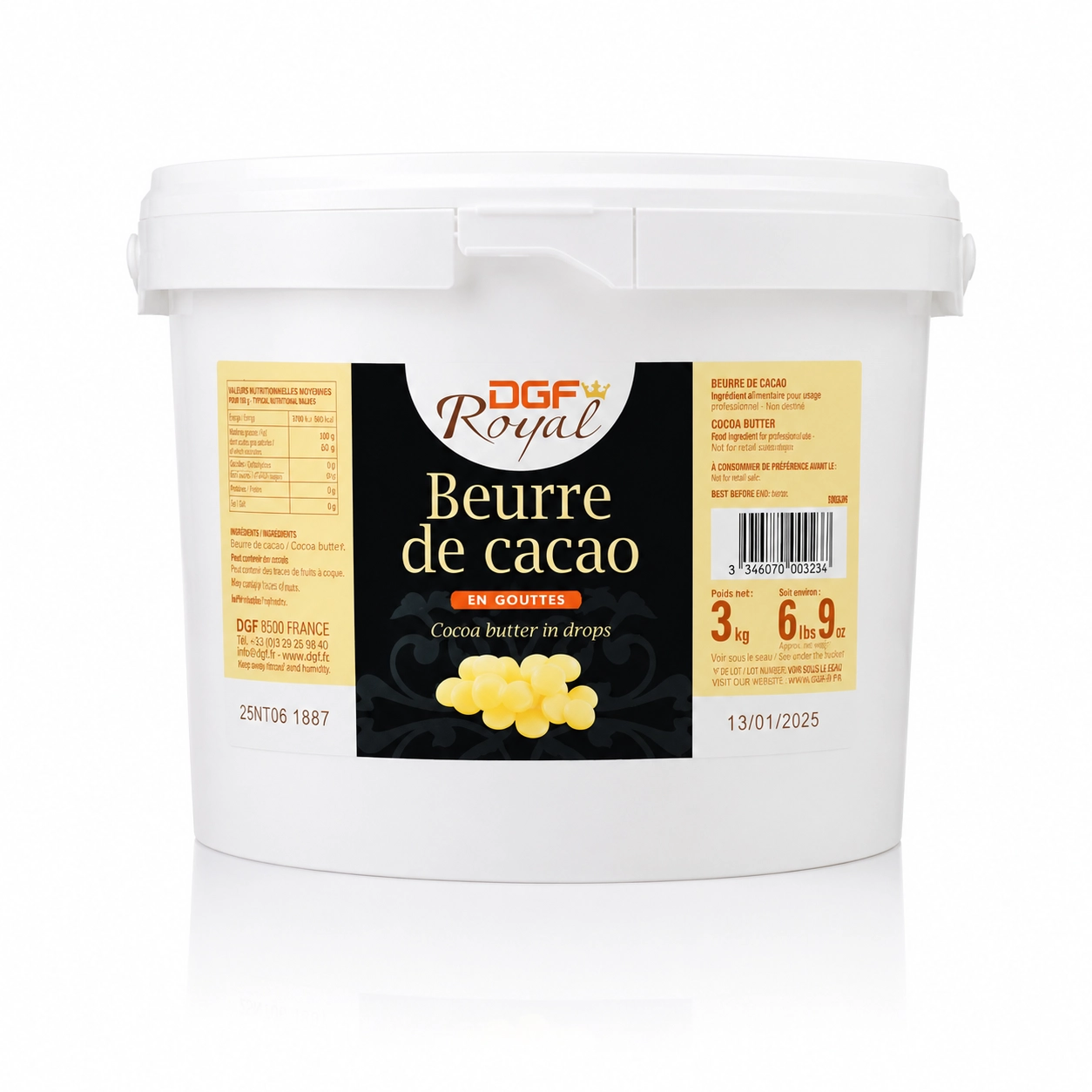 DGF Cocoa Butter in Callets