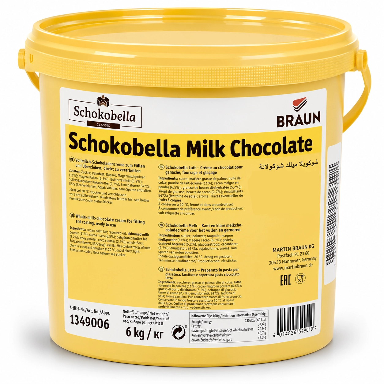 Martin Braun Schokobella Chocolate